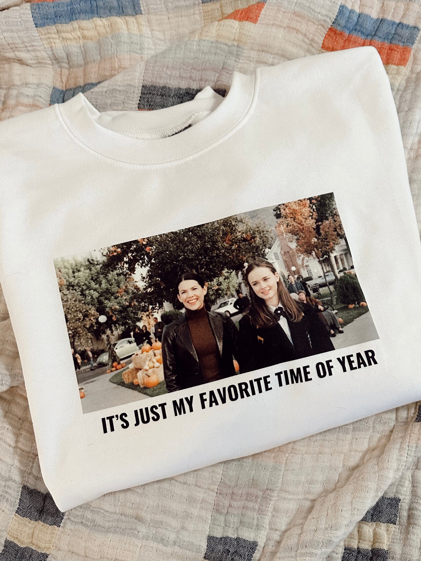 "It's just my favorite time of year" Crew Neck & T-Shirt