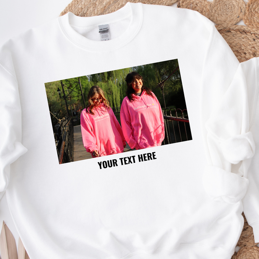 Custom Photo Printed Shirt - T-Shirt/Crew Neck