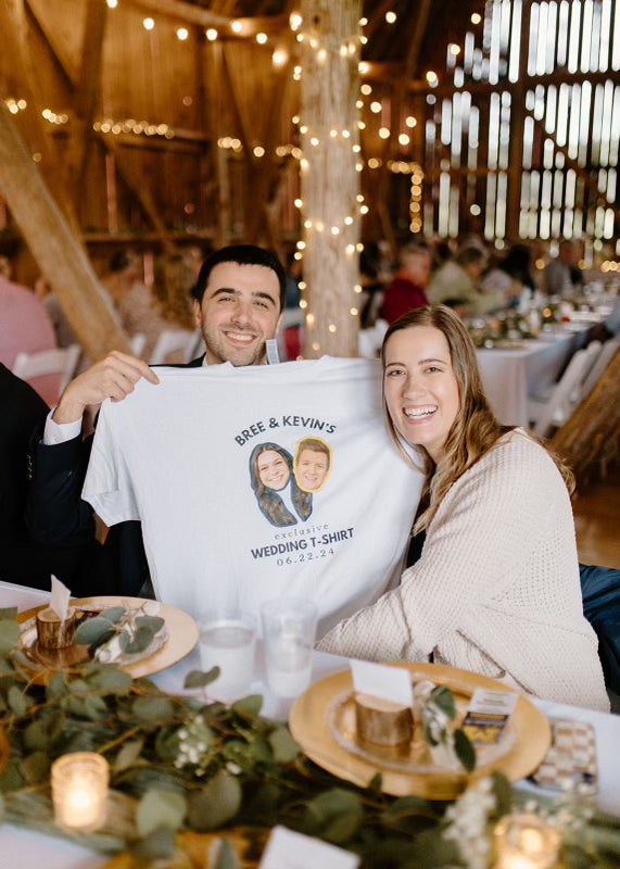 Custom Wedding T-Shirt (10+)