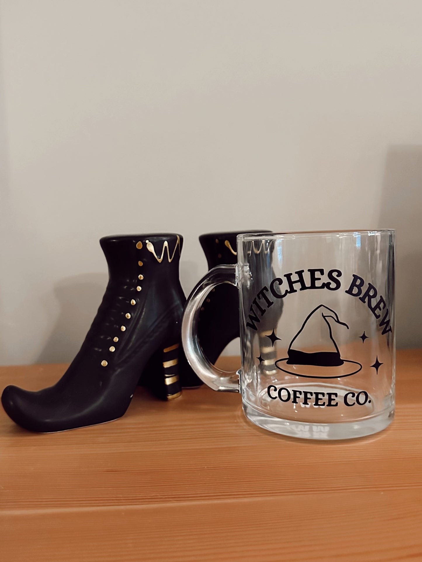 Witches Brew Coffee Co. Glass Mug