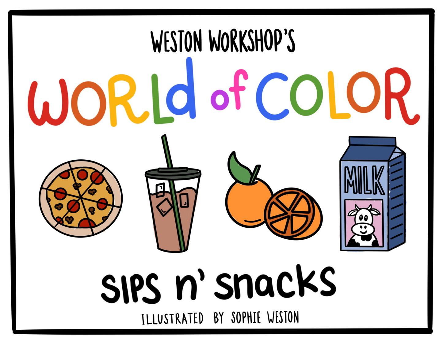 World of Color Sips 'n Snacks Coloring Book