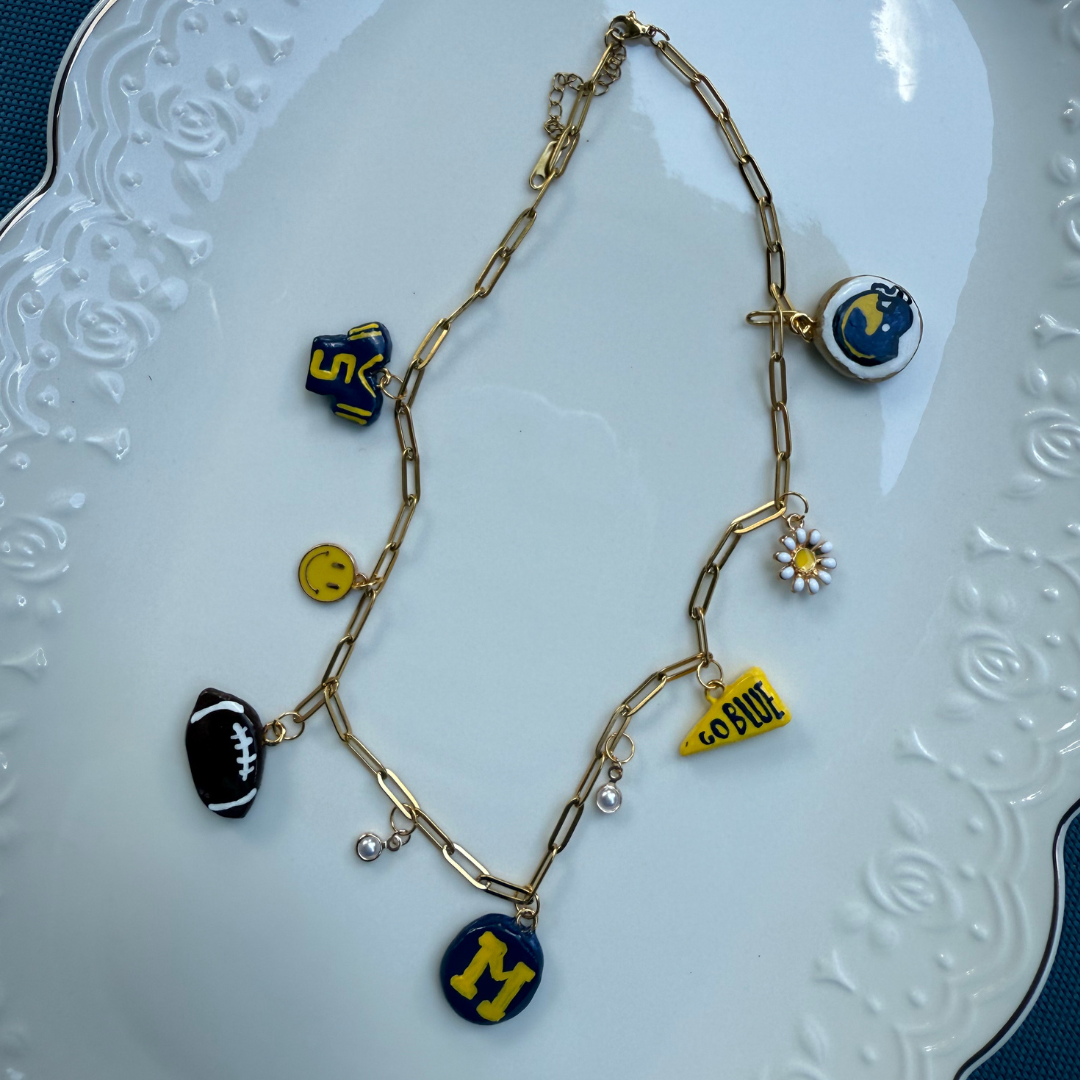 CUSTOM Handmade Clay Charm Necklace