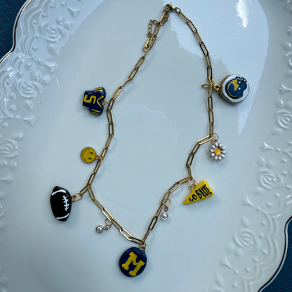 CUSTOM Handmade Clay Charm Necklace