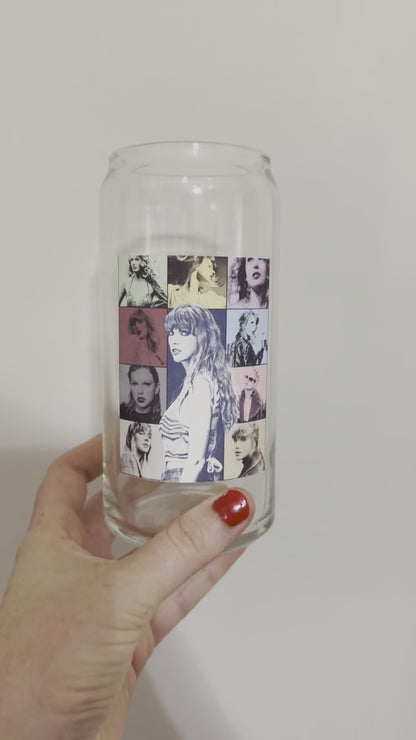 Taylor Swift Eras Glass Can Cup