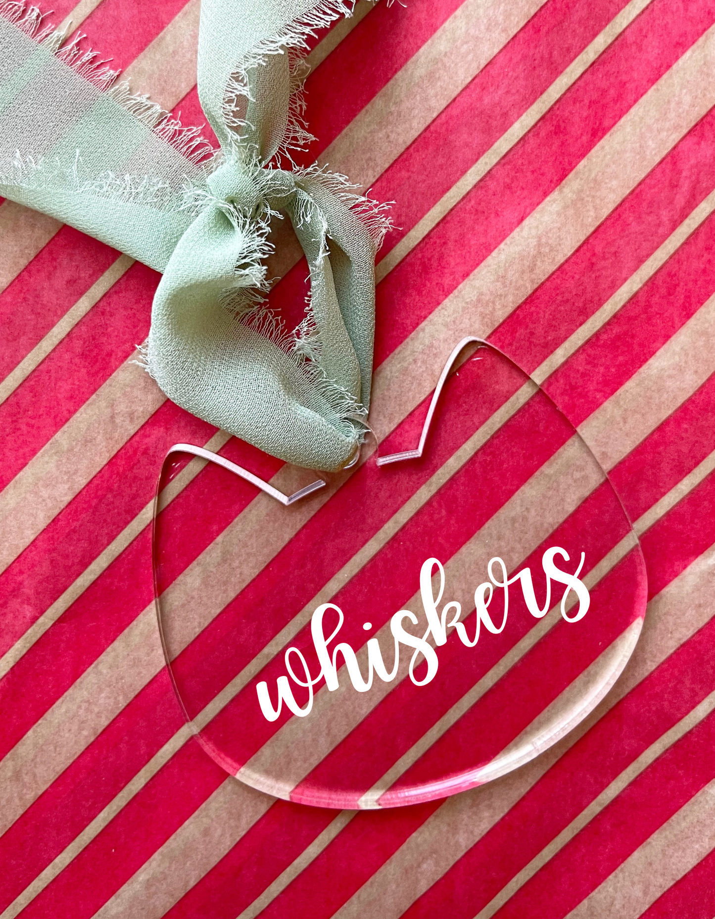 CUSTOM Cat Acrylic Ornament