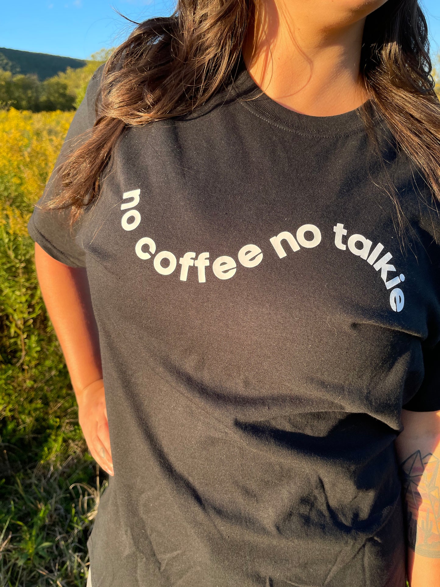 "No Coffee No Talkie" Unisex T-Shirt