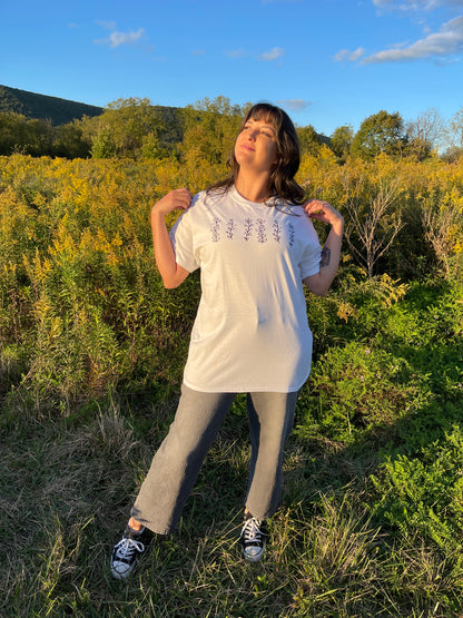 Hand-Drawn Wildflower Unisex T-Shirt