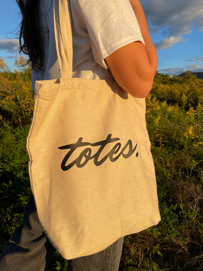 "TOTES" Canvas Tote Bag