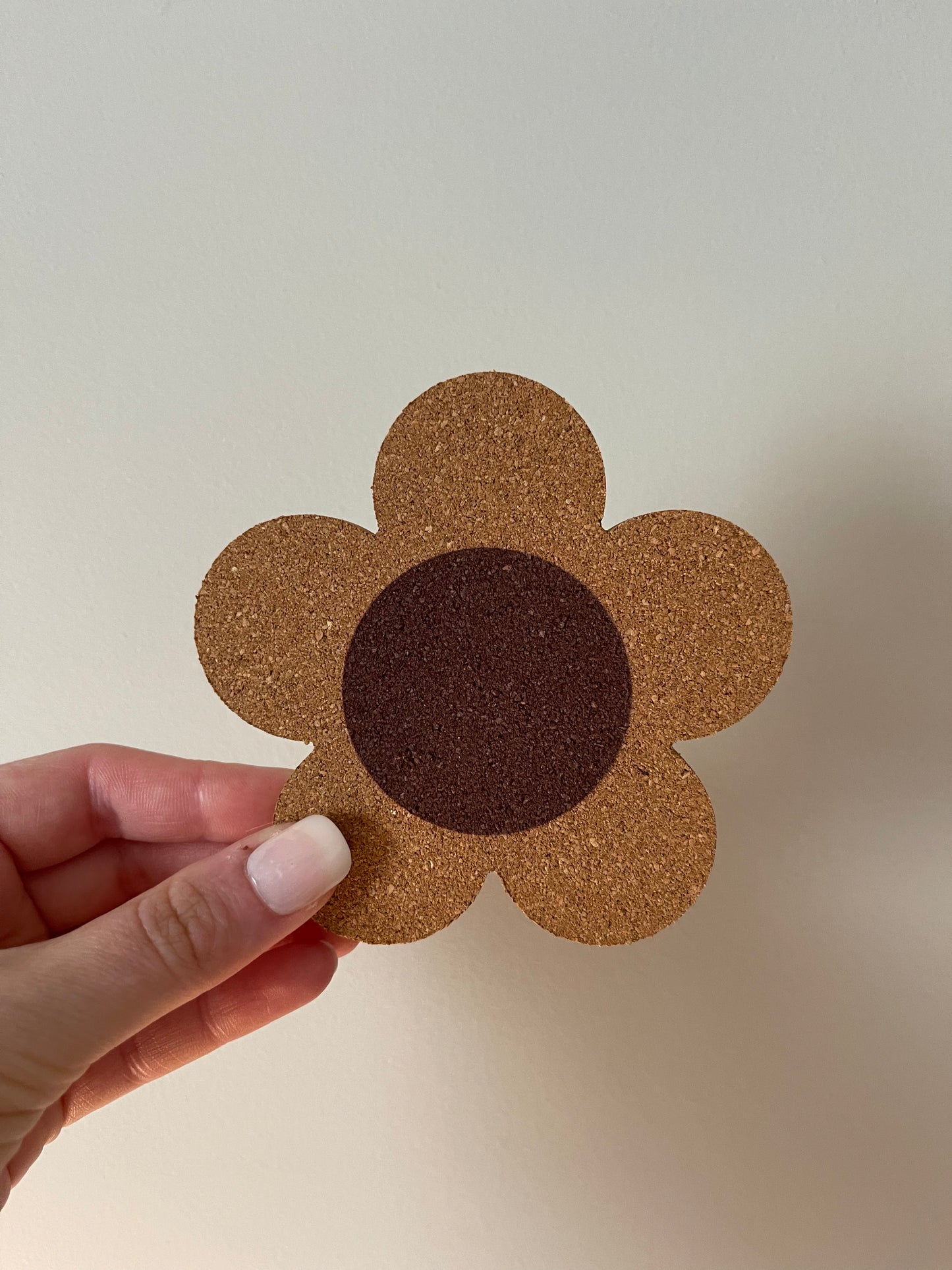 Flower Shaped Cork Coasters