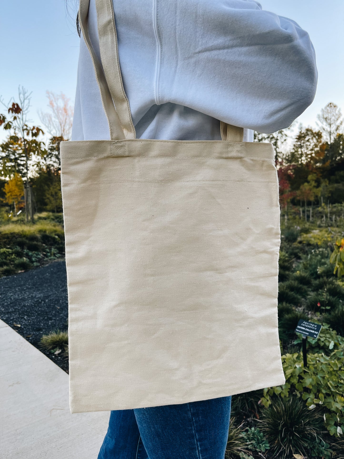 CUSTOM “happiest” Canvas Tote Bag