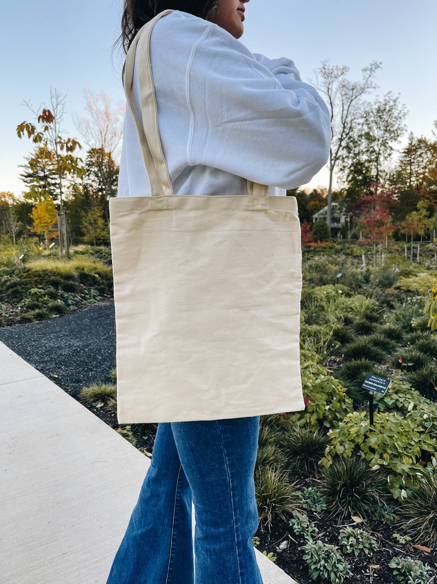 CUSTOM “happiest” Canvas Tote Bag